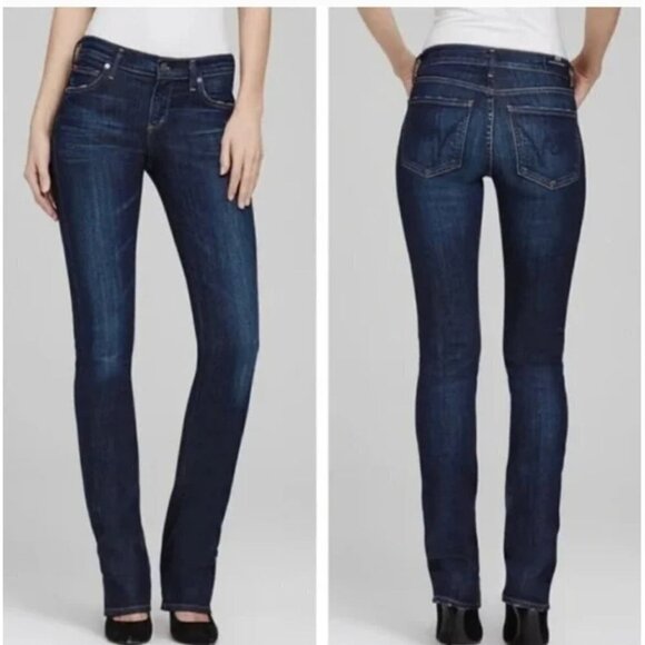 Citizens of Humanity SZ 26 Elson Jeans Medium Rise Straight Leg NWOT FLAW - Picture 1 of 15